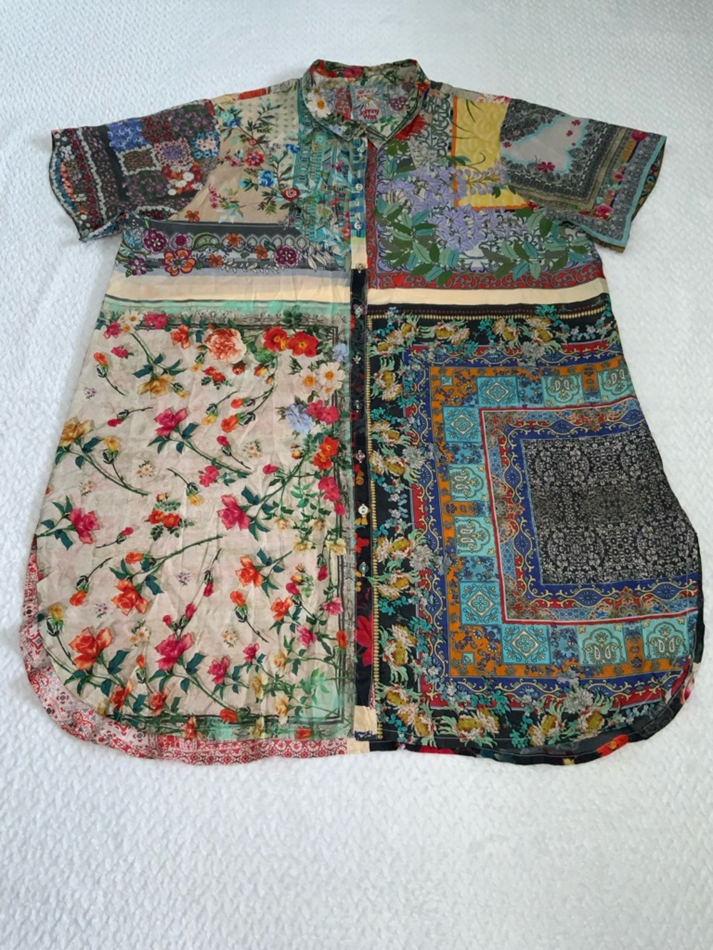 JOHNNY WAS CALLAWAY TASHA TUNIC - Picture 2 of 10